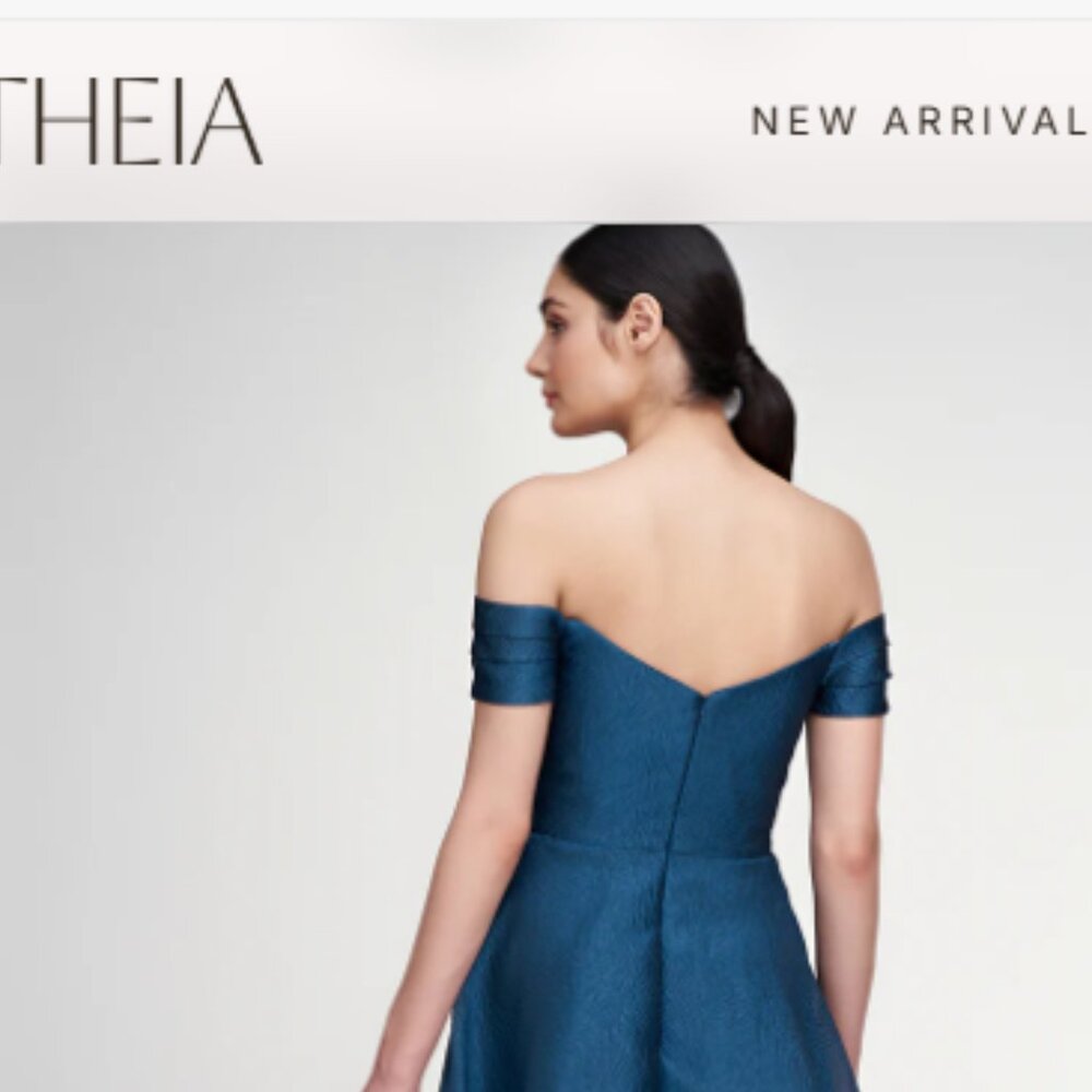 Theia Womens  Cecilia High Low Gown - Picture 2 of 10